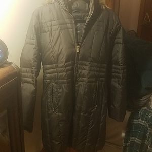 Centigrade Dark Brown Down & Feather Coat Size XS